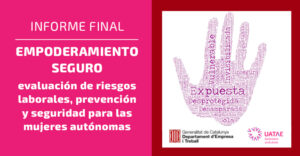 informe final: empoderamiento seguro de las mujeres trabajadoras autónomas